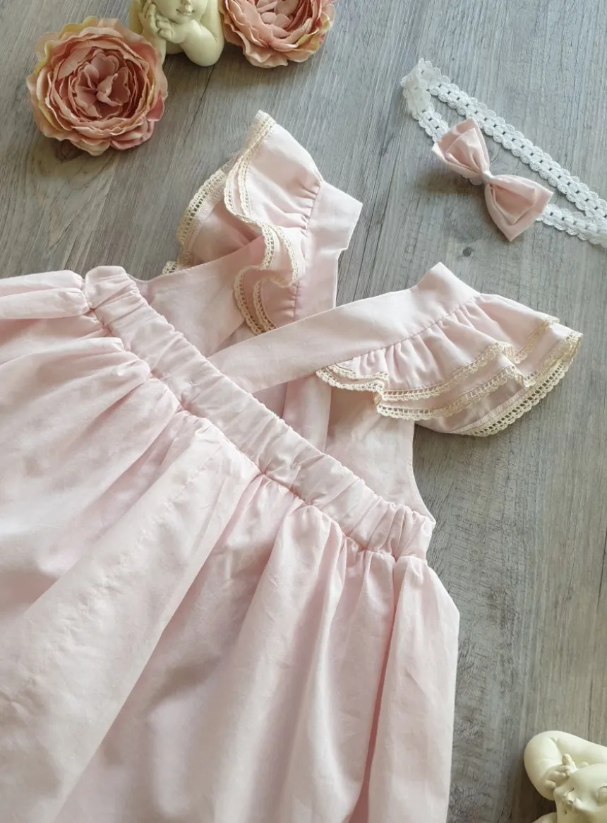 Robe bretelle cérémonie petite fille