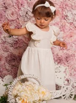 Robe bretelle cérémonie petite fille