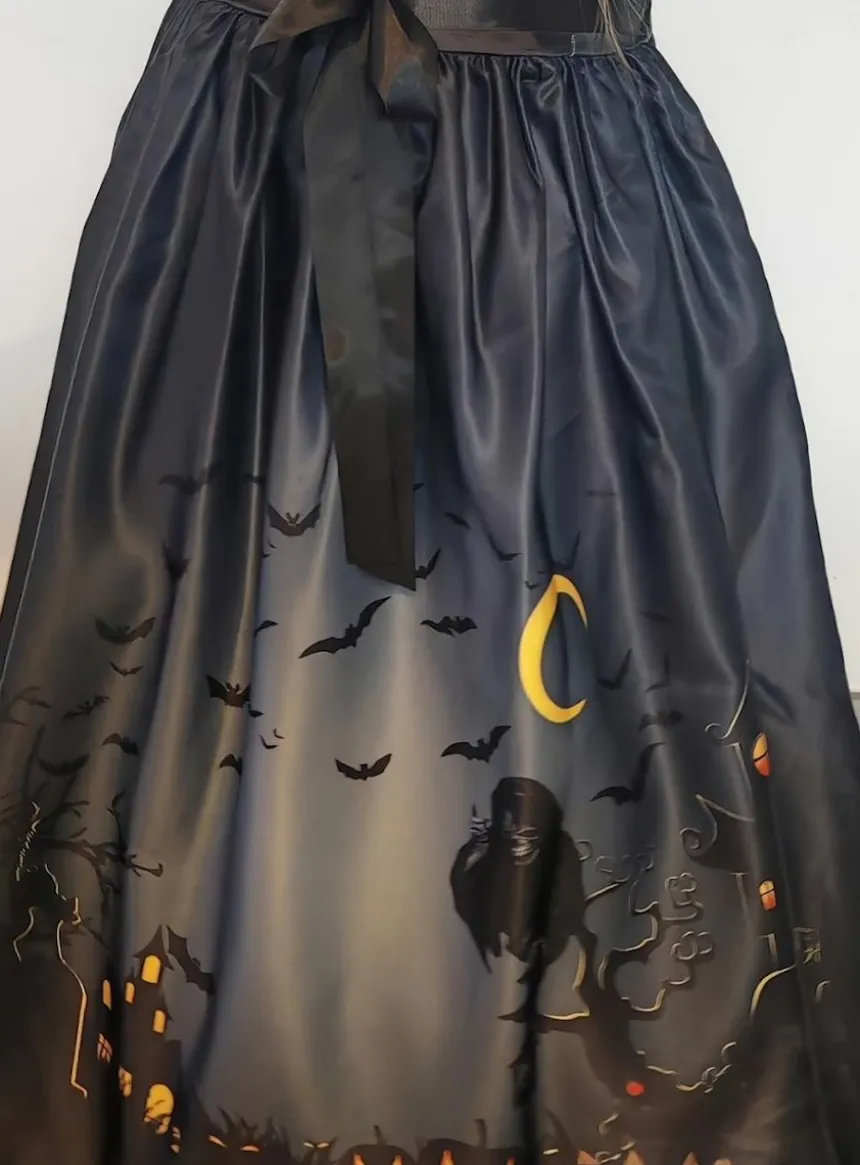 Robe chic halloween fille Maison Hantée