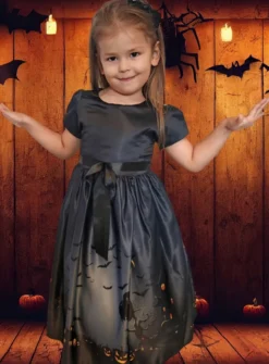 Robe chic halloween fille Maison Hantée