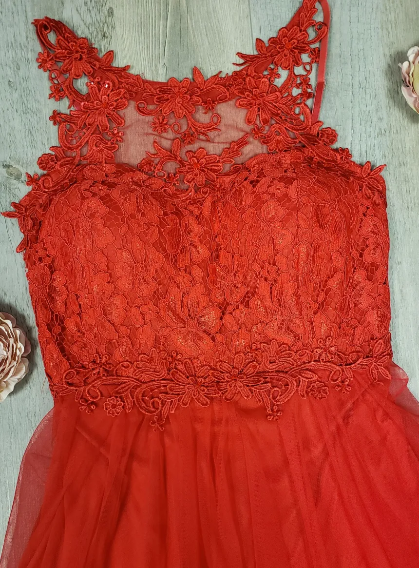 robe cortège femme voilage et dentelle