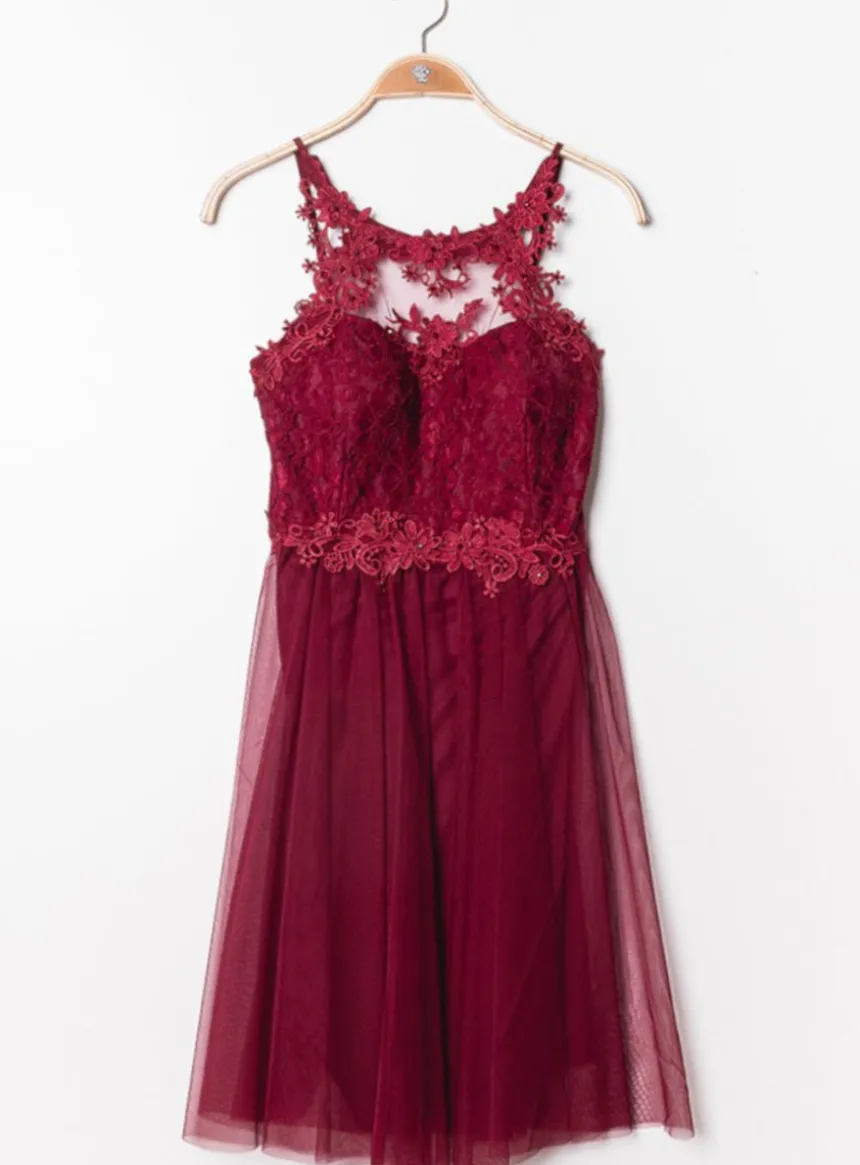 robe cortège femme voilage et dentelle