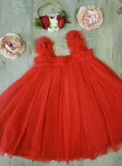Robe cérémonie + bandeau cheveux fleurs Loretta