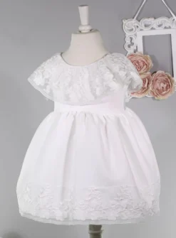 Robe cérémonie bébé + bandeau Clara