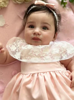 Robe cérémonie bébé + bandeau Clara