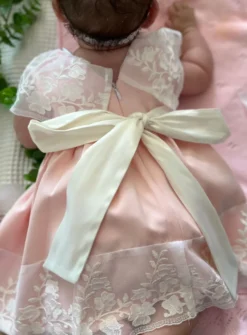 Robe cérémonie bébé + bandeau Clara
