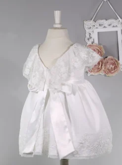 Robe cérémonie bébé + bandeau Clara
