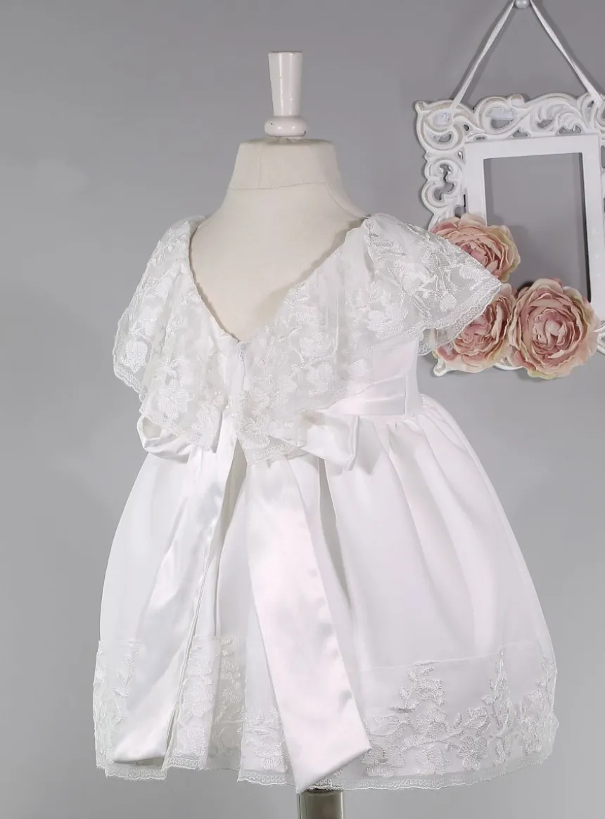 Robe cérémonie bébé + bandeau Clara