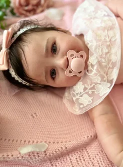 Robe cérémonie bébé + bandeau Clara