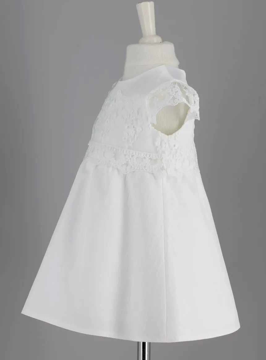Robe cérémonie bébé Luiza Ivoire - Ecru 3 mois