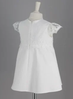 Robe cérémonie bébé Luiza Ivoire - Ecru 3 mois