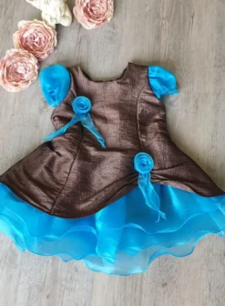 Robe cérémonie bébé Morganne marron +++ couleurs