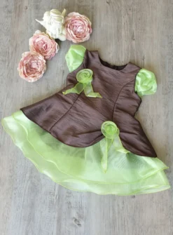 Robe cérémonie bébé Morganne marron +++ couleurs