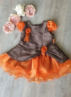 Robe cérémonie bébé Morganne marron +++ couleurs