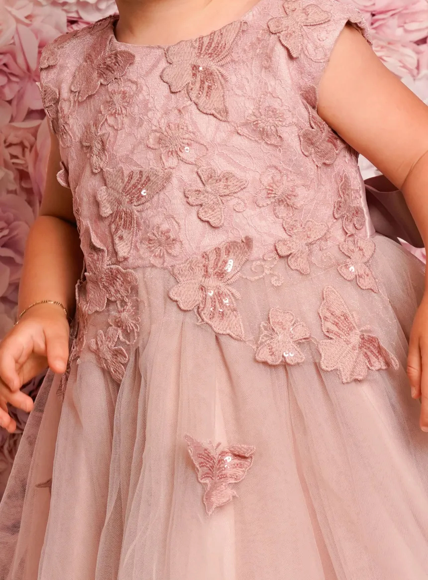 Robe cérémonie bébé papillon Marianne