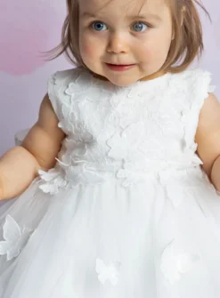 Robe cérémonie bébé papillon Marianne