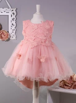 Robe cérémonie bébé papillon Marianne