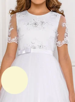Robe cérémonie enfant Rosalie - Collection Luxe