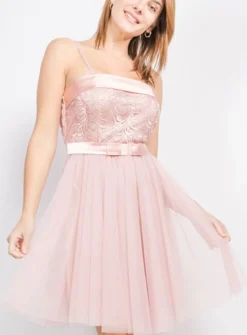 Robe cérémonie femme courte tulle