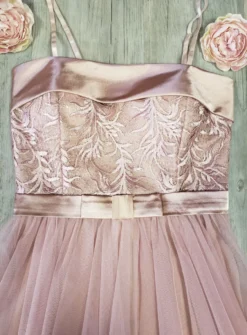 Robe cérémonie femme courte tulle