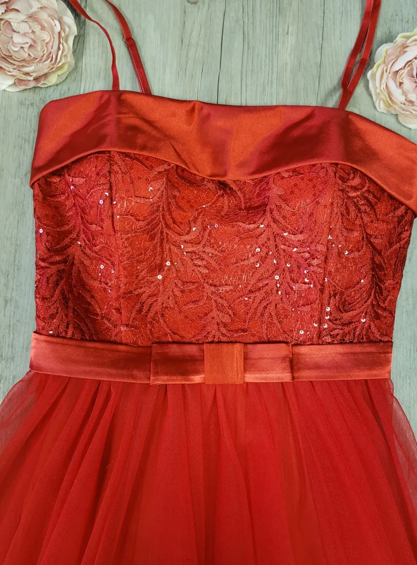 Robe cérémonie femme courte tulle