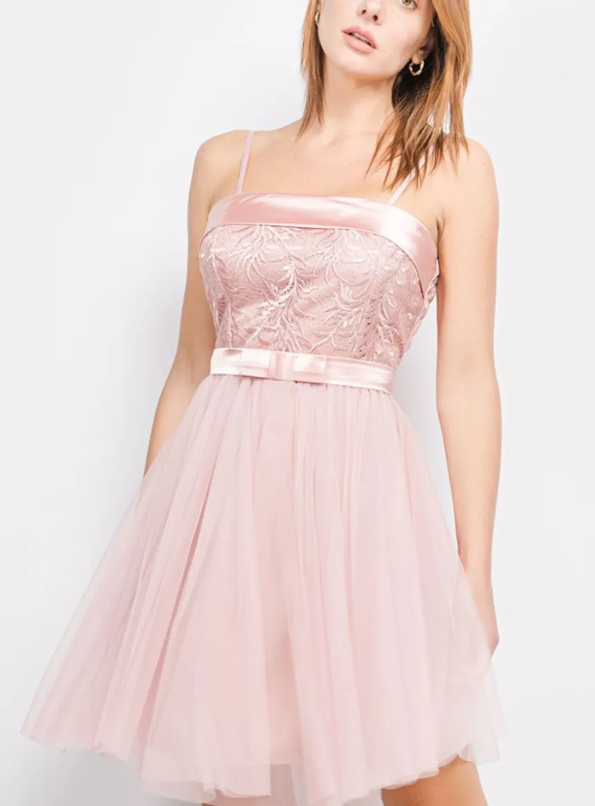 Robe cérémonie femme courte tulle