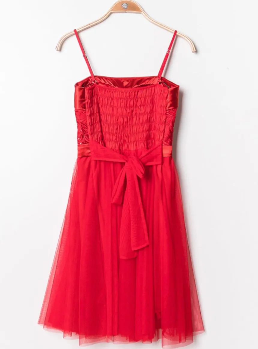 Robe cérémonie femme courte tulle