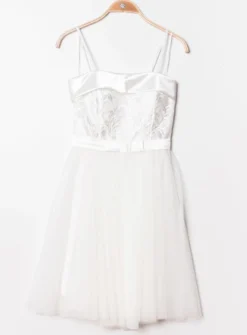Robe cérémonie femme courte tulle