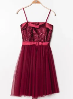 Robe cérémonie femme courte tulle