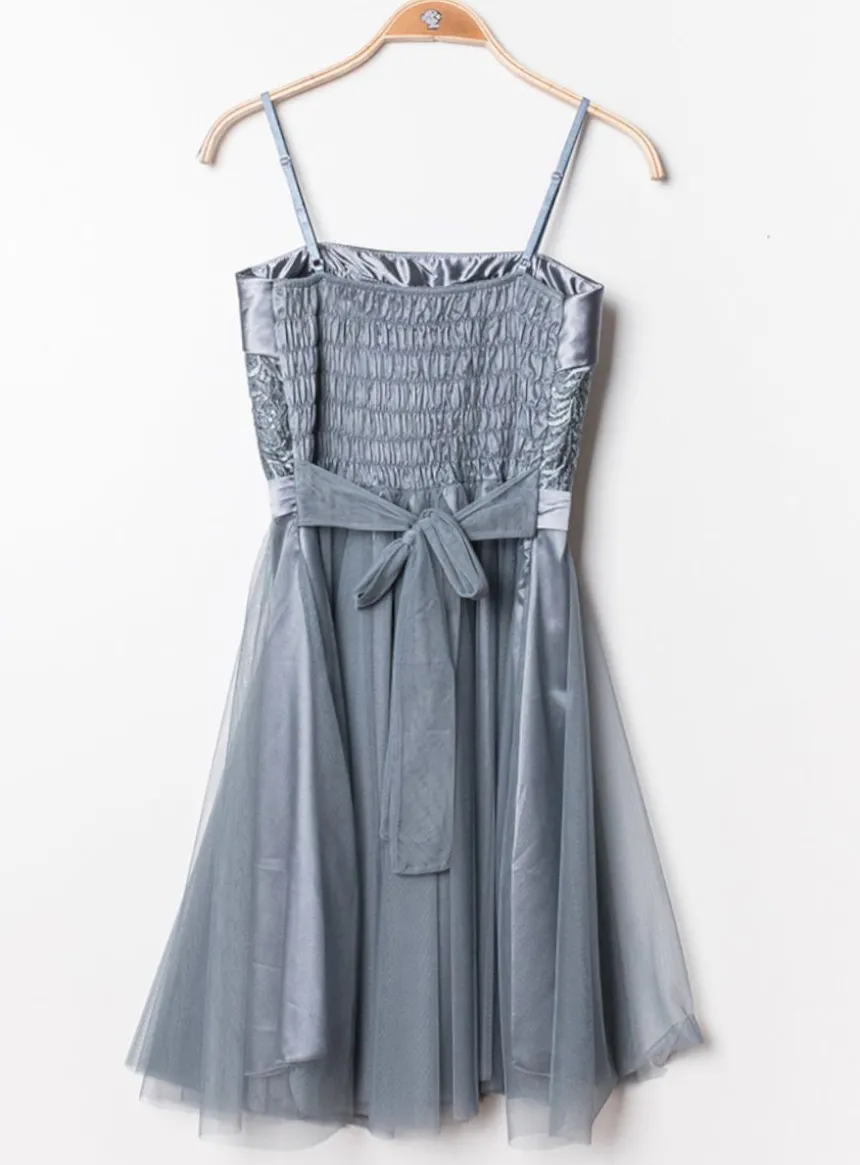 Robe cérémonie femme courte tulle