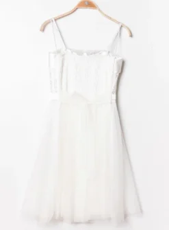Robe cérémonie femme courte tulle
