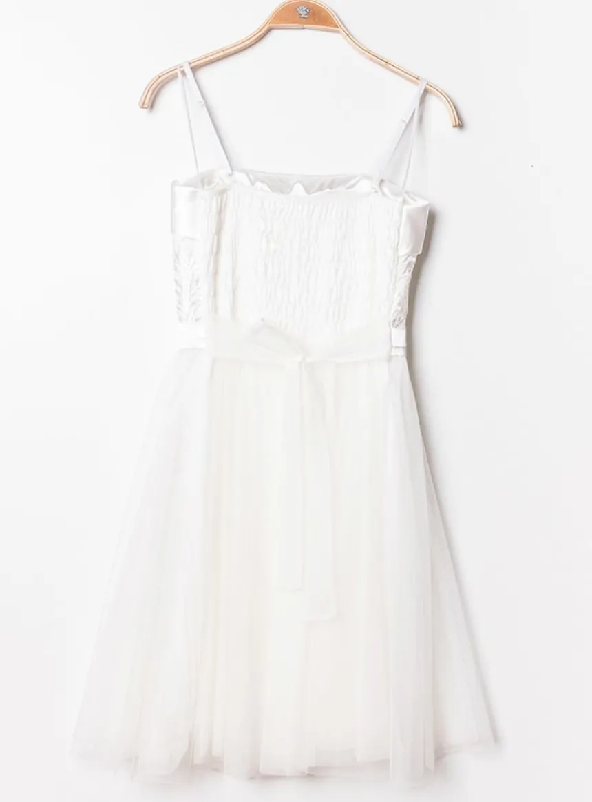 Robe cérémonie femme courte tulle