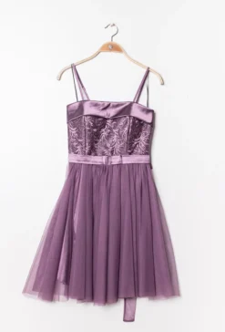 Robe cérémonie femme courte tulle