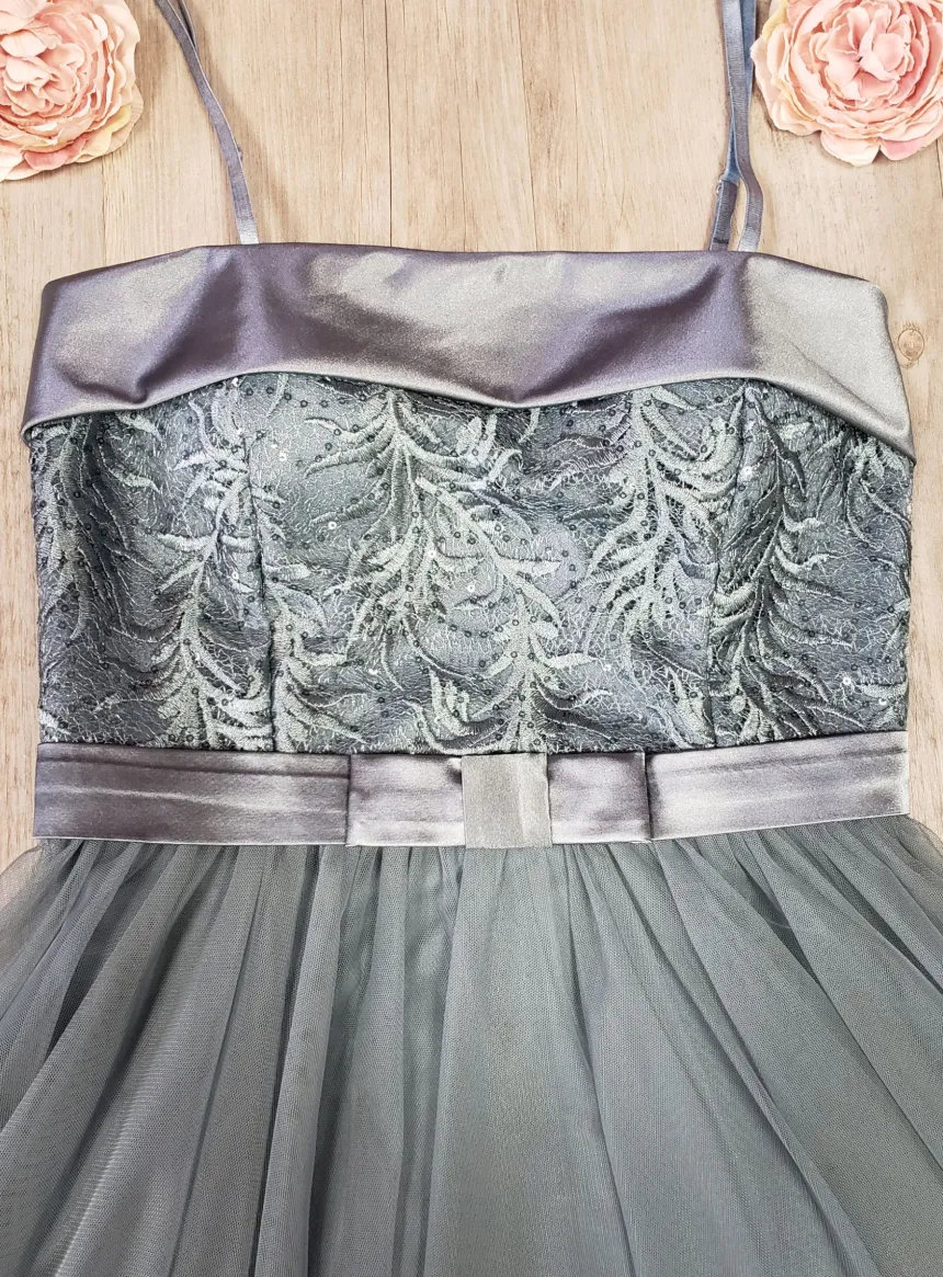 Robe cérémonie femme courte tulle