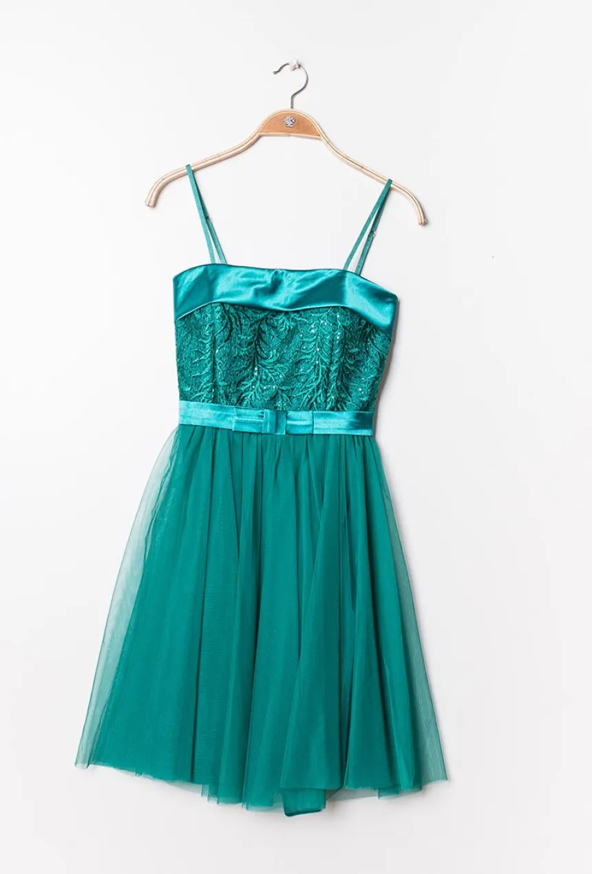 Robe cérémonie femme courte tulle