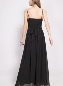 Robe cérémonie femme longue bustier dentelle