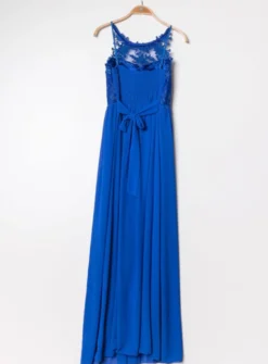 Robe cérémonie femme longue bustier dentelle