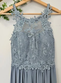 Robe cérémonie femme longue bustier dentelle