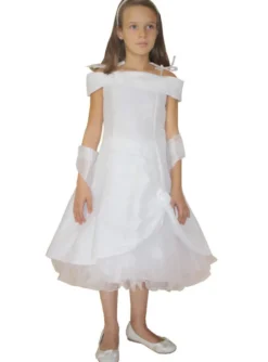 Robe cérémonie fille - bébé Pétale blanche personnalisable Blanc 6 mois