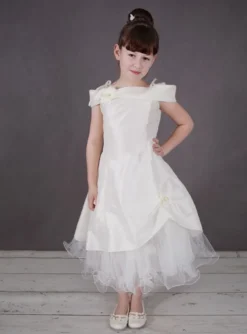 Robe cérémonie fille - bébé Pétale ivoire personnalisable