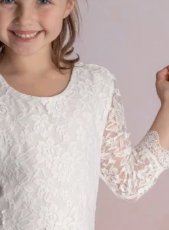 Robe cérémonie fille dentelle Ethel