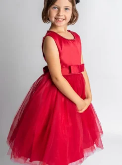 Robe cérémonie fille dos coeur Pia
