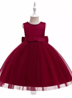 Robe cérémonie fille dos coeur Pia