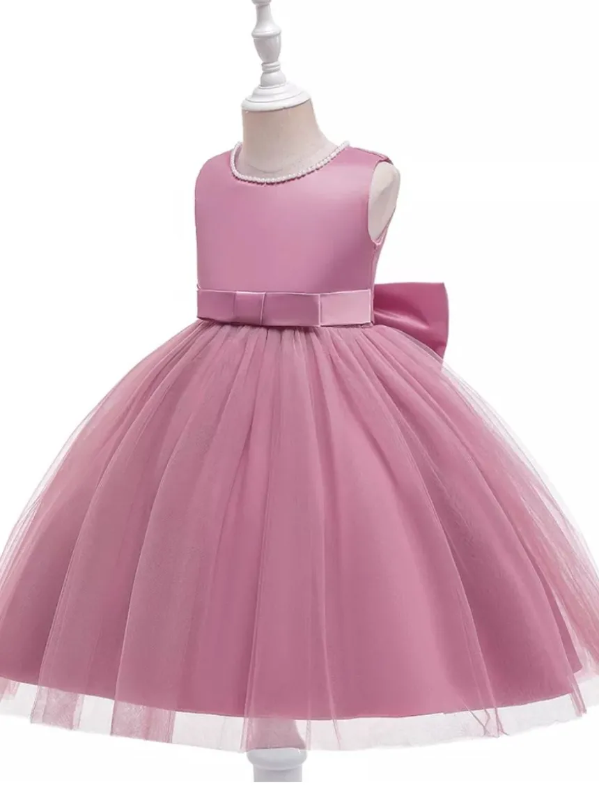 Robe cérémonie fille dos coeur Pia