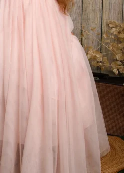 Robe cérémonie fille dos nu et dentelle