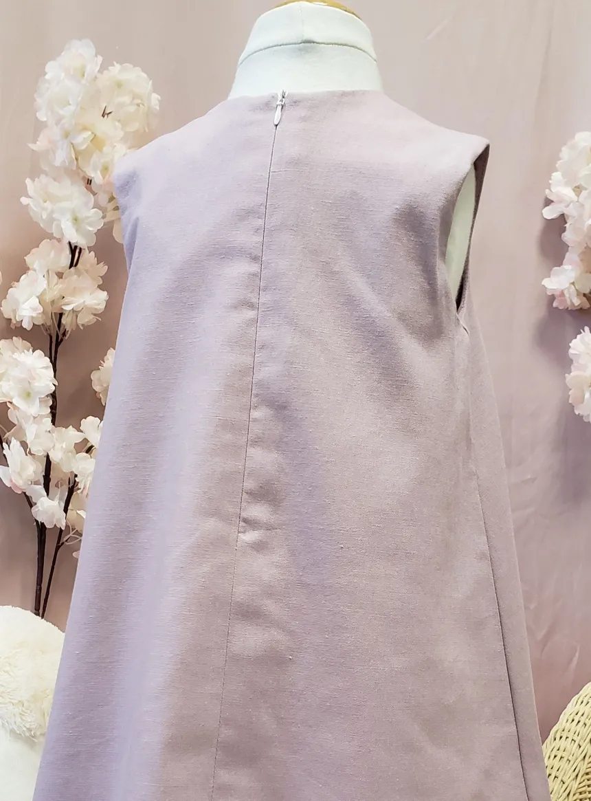 Robe cérémonie fille en lin Collection Noam