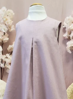 Robe cérémonie fille en lin Collection Noam