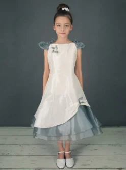 Robe cérémonie fille Grace grise Gris 2 ans