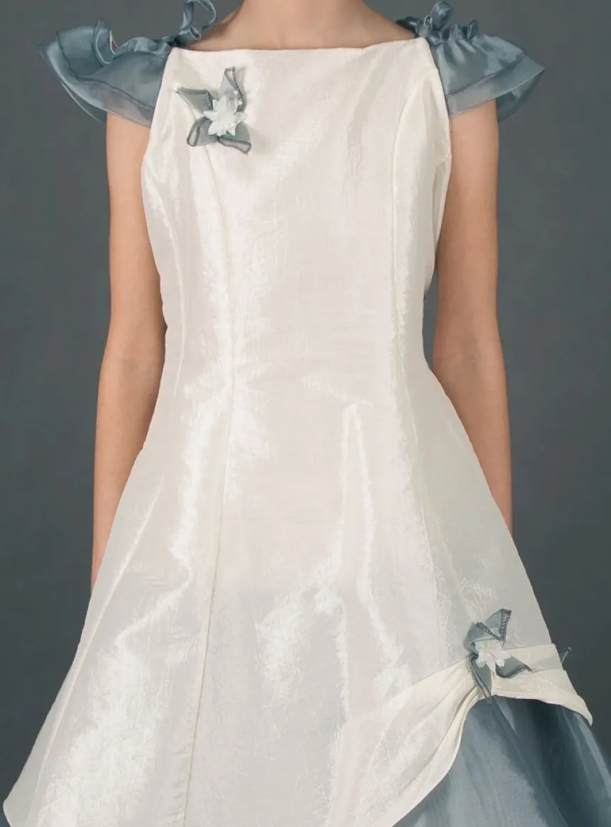 Robe cérémonie fille Grace grise Gris 2 ans