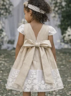 Robe cérémonie fille Juliana + bandeau